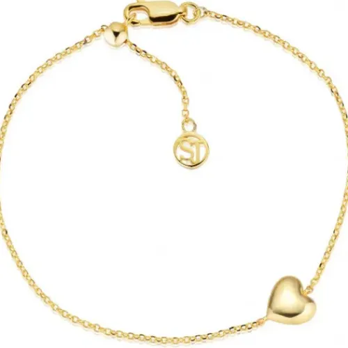 Sif Jakobs (Kette mit) Herz-Caro Armband - SJ-B72358-CZ-YG