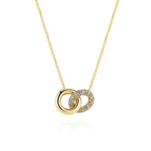 Sif Jakobs Halsketten-Carrara Due Piccolo Halskette - SJ-N2477-XCZ-YG