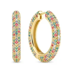 Sif Jakobs Ohrringe-Carrara Grande Ohrringe - SJ-E2475-XCZ-YG