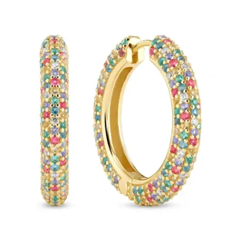 Sif Jakobs Ohrringe-Carrara Grande Ohrringe - SJ-E2475-XCZ-YG