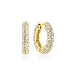 Sif Jakobs Ohrringe-Carrara Medio Ohrringe - SJ-E2474-CZ-YG