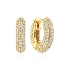 Sif Jakobs Ohrringe-Carrara Piccolo Ohrringe - SJ-E2473-CZ-YG