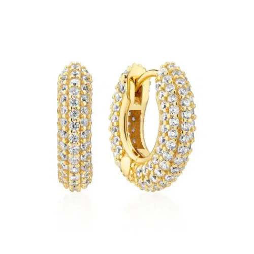 Sif Jakobs Ohrringe-Carrara Piccolo Ohrringe - SJ-E2473-CZ-YG