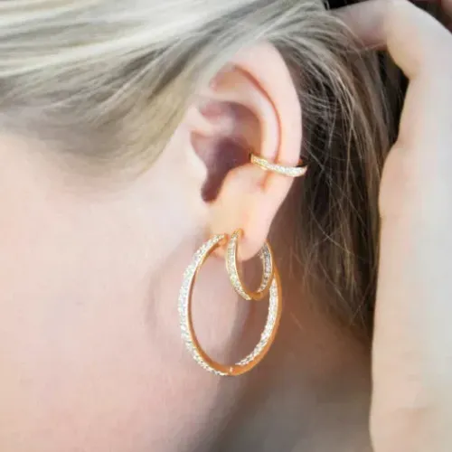 Sif Jakobs Ohrringe-Corte Ohrringe - SJ-E1540-CZ(YG)