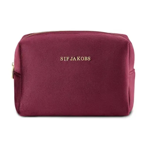 Sif Jakobs Damen Accessoires-Cosmetic Bag Piccolo Burgundy - SJ-COSBAGBG-S