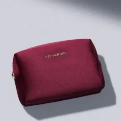 Sif Jakobs Damen Accessoires-Cosmetic Bag Piccolo Burgundy - SJ-COSBAGBG-S