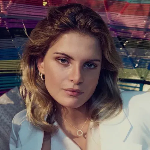 Sif Jakobs Ohrringe-Ellera Perla Medio Ohrringe - SJ-E2859-P-YG