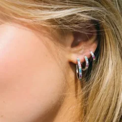 Sif Jakobs Ohrringe-Ellera Piccolo Creolen - SJ-E1066-XCZ