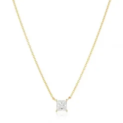 Sif Jakobs Halsketten-Ellera Quadrato Halskette - SJ-N42279-CZ-YG