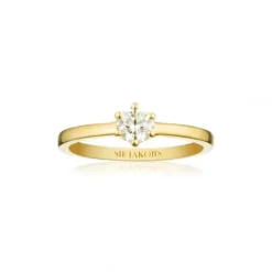 Sif Jakobs Ringe-Ellera Uno Pianura Grande Ring - SJ-R42283-CZ-YG