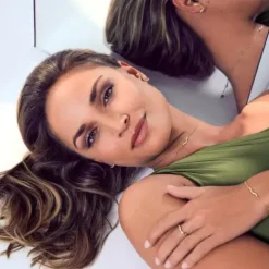 Sif Jakobs Halsketten-Ellera Waves Halskette - SJ-N3859-CZ-YG