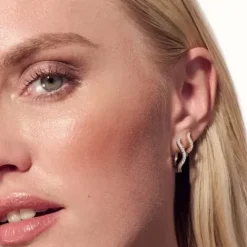 Sif Jakobs Ohrringe-Ellera Waves Medio Ohrringe - SJ-E3859-CZ