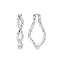 Sif Jakobs Ohrringe-Ellera Waves X-Grande Ohrringe - SJ-E3879-CZ