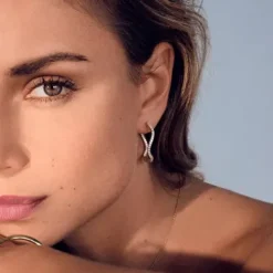 Sif Jakobs Ohrringe-Ellera Waves X-Grande Ohrringe - SJ-E3879-CZ