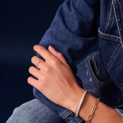 Sif Jakobs Ringe-Ellisse Carezza Piccolo Ring - SJ-R2357-CZ-YG