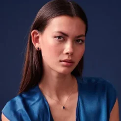 Sif Jakobs Ohrringe-Ellisse Carezza Ohrstecker - SJ-E2350-BLCZ-YG