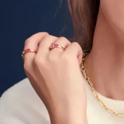 Sif Jakobs Ringe-Ellisse Cinque Ring - SJ-R2341-XCZ-YG