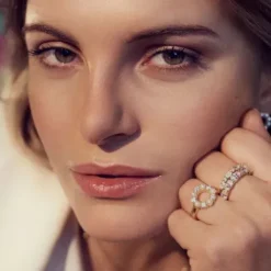 Sif Jakobs Ringe-Ellisse Cinque Ring - SJ-R2341-CZ-YG