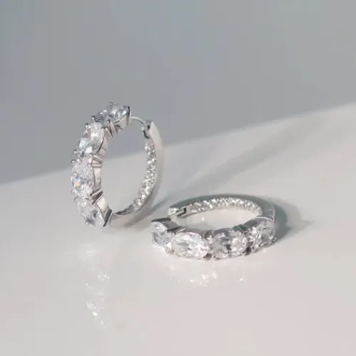 Sif Jakobs Ohrringe-Ellisse Creolen - SJ-E2315-CZ