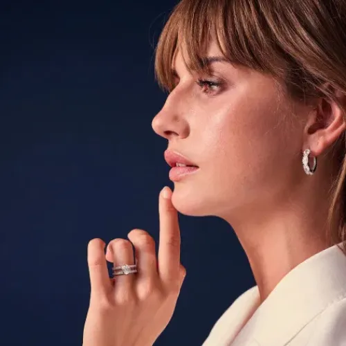 Sif Jakobs Ohrringe-Ellisse Creolen - SJ-E2315-CZ