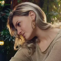 Sif Jakobs Ohrringe-Ellisse Pianura Medio Ohrringe - SJ-E2313-YG