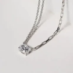 Sif Jakobs Halsketten-Ellisse Uno Halskette - SJ-N2331-CZ