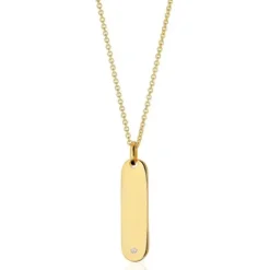 Sif Jakobs Halsketten-Follina Lungo Grande Halskette - SJ-P22125-CZ-SG