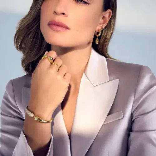 Sif Jakobs Armbänder-Goccia Armreif - SJ-BG2581-CZ-YG