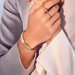 Sif Jakobs Armbänder-Goccia Armreif - SJ-BG2581-CZ-YG