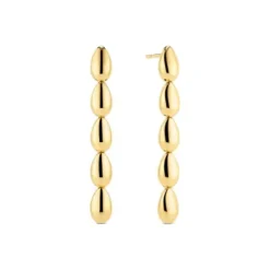 Sif Jakobs Ohrringe-Goccia Cinque Pianura Ohrstecker - SJ-E2593-YG