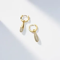 Sif Jakobs Ohrringe-Goccia Ohrringe Charms - SJ-CH2487-CZ-YG