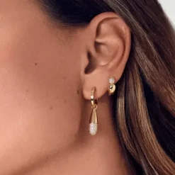 Sif Jakobs Ohrringe-Goccia Ohrringe Charms - SJ-CH2488-CZ-YG