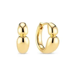 Sif Jakobs Ohrringe-Goccia Piccolo Pianura Creolen - SJ-E2582-YG