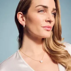 Sif Jakobs Ohrringe-Ivrea Piccolo Creolen - SJ-E12311-CZ-YG