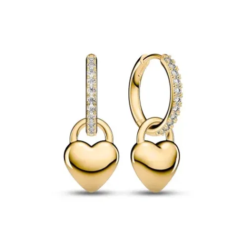 Sif Jakobs (Kette mit) Herz-Julia Creolen - SJ-E2612-CZ-YG