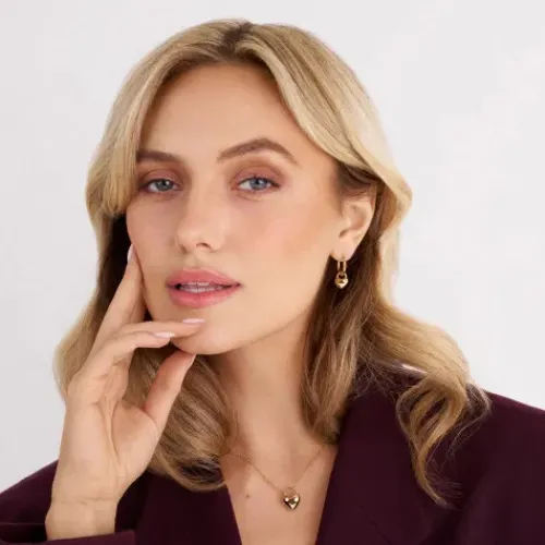 Sif Jakobs (Kette mit) Herz-Julia Creolen - SJ-E2612-YG