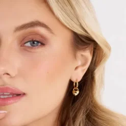 Sif Jakobs (Kette mit) Herz-Julia Creolen - SJ-E2612-YG