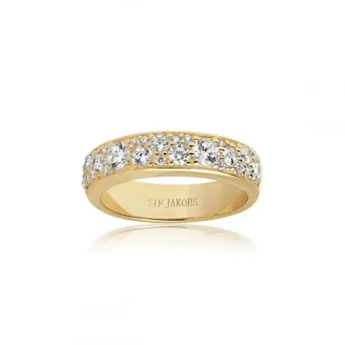 Sif Jakobs Ringe-Novara Uno Ring - SJ-R1062-CZ(YG)