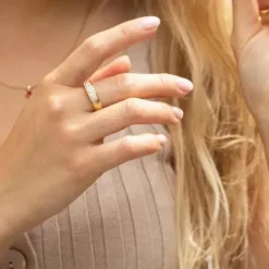 Sif Jakobs Ringe-Novara Uno Ring - SJ-R1062-CZ(YG)