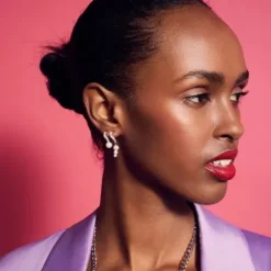 Sif Jakobs Ohrringe-Ponza Piccolo Creolen - SJ-E12350-PCZ