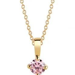 Sif Jakobs Halsketten-Princess Piccolo Halskette - SJ-P4MMRD-PK(YG)/45