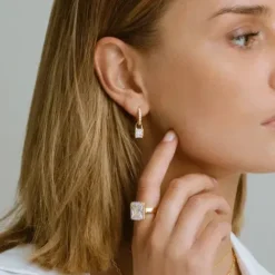 Sif Jakobs Ohrringe-Roccanova Ohrringe - SJ-E42252-CZ-YG