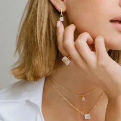 Sif Jakobs Halsketten-Roccanova Piccolo Halskette - SJ-N42260-CZ-YG