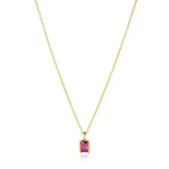 Sif Jakobs Halsketten-Roccanova Piccolo Halskette - SJ-N42260-PKCZ-YG