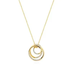 Sif Jakobs Halsketten-Spirale Halskette - SJ-N2590-CZ-YG