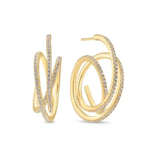 Sif Jakobs Ohrringe-Spirale Piccolo Ohrringe - SJ-E2591-CZ-YG