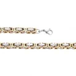 S Jewelry Halsketten-Steel Jewelry Königskette Gold Silber Halskette