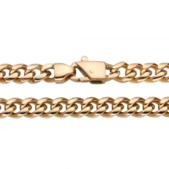 S Jewelry Halsketten-Steel Jewelry Panzerkette Gold Halskette