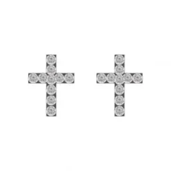 Studex Ohrringe-Sensitive Ohrstecker Kreuz Kristall - STX-11198P