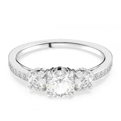 Swarovski Ringe-Attract Trilogy Ring Gemischte Rundschliffe Weiss